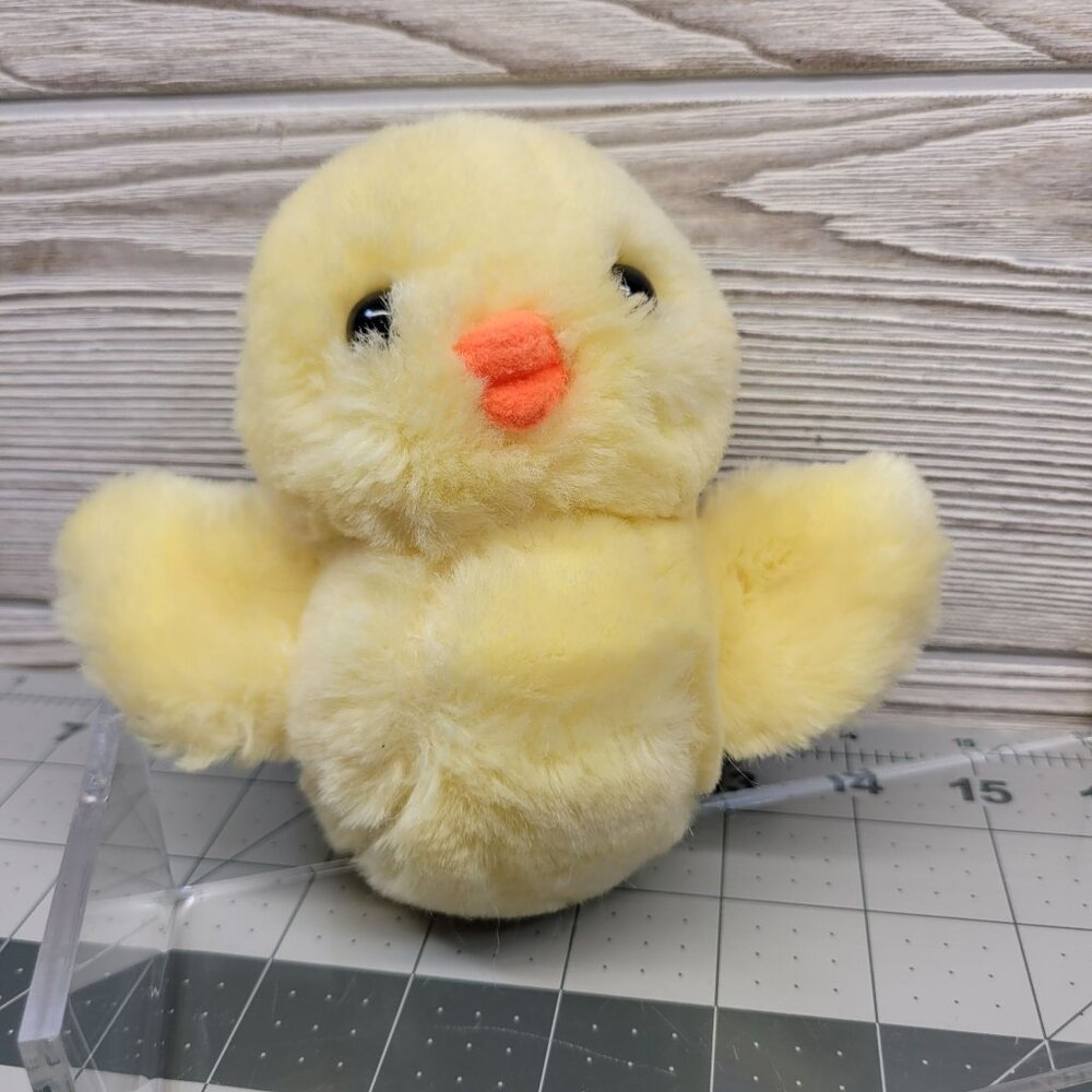 Russ Berrie Tweeter‎ Plush Yellow Chick Bird Stuffed Animal Sounds Hanging Loop